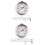 Oven Thermometer Cooker Temperature Stainless Steel Gauge Quality 300C 12