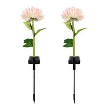 Solar Yard Decorations, Vibrant Colors And Realistic Flower Shape Adorn Your Outdoor Space, Energy Saving Built-In 600Mh Battery for Faster Sunlight