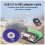 Périphérique de port série USB 2.0 vers RS485-485 RS422-422 DB9 COM 4