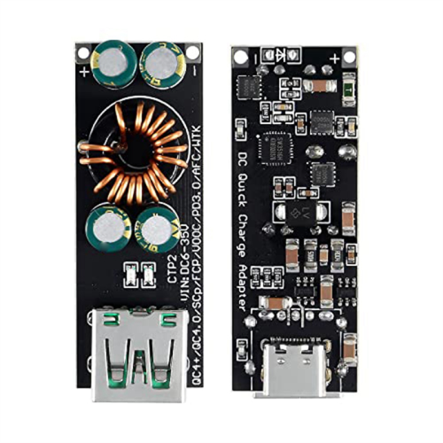 3 stuks 60W 6-35V DC naar USB Type C 12V 24V Step-Down Power Module 1