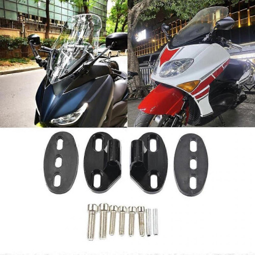 Motorcycle Mirror Adapter Universal Rearview Mirrors Conversion Base Adapter 1