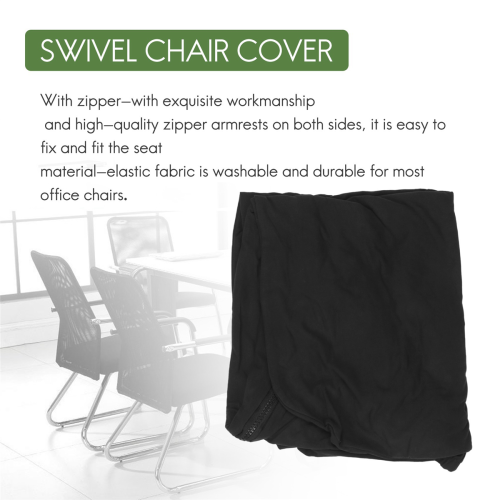 Office Chair Cover Elastic Siamese Office Swivel Computer Armchair 2