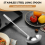 Soup Ladle, the Longer Handle Shovel Spoon Rustproof, Stainless 4