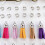 Keychain Tassles Set Silver Bronze 2 Colors for Key Chain Pendant for Key Chain 3