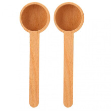 Wooden Coffee Bean Spoon, Designed for Easy Scooping And Measuring, Home Decorative Spoons, Natural Environmental Protection, 2Pcs