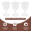 Clear Plastic Wine Glass Recyclable - Shatterproof Wine Goblet, 20Pcs 4