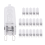 20 de becuri halogen G9, becuri halogene transparente de 40W, reglabile, 2800K 1