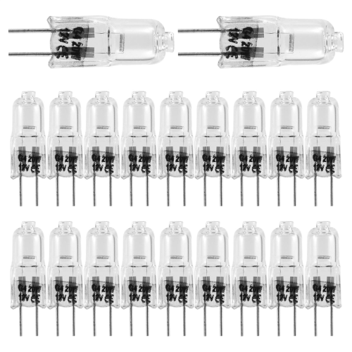 20 Stück G4-Halogenlampen, 20 W 12 V Halogenlampen 1
