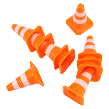 10 peças de cones de estrada em miniatura, cones de construção, cones de trânsito para crianças, brinquedos