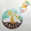 Home Decoration Making Molds Tree Birds Pattern Resin Mold Tools for Craft DIY 9
