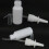 10 stk. 10 ml flasker med påfyllbar plastspray til nese 5