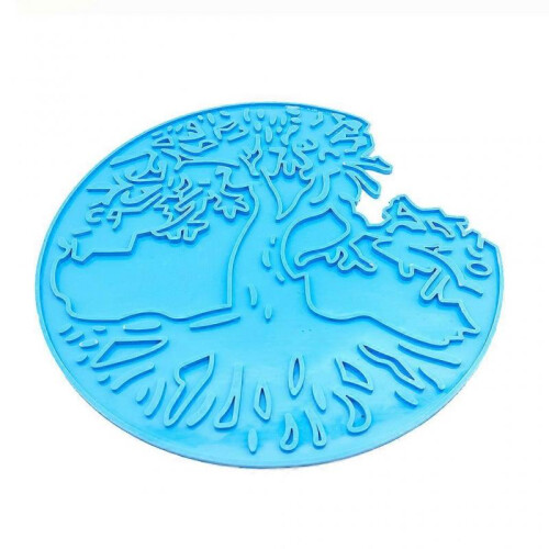Home Decoration Making Molds Tree Birds Pattern Resin Mold Tools for Craft DIY 2