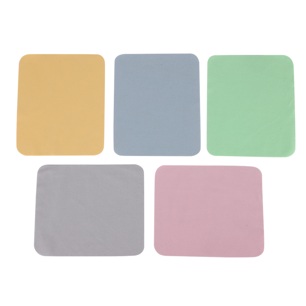 Markenlos 5Pcs Soft Chamois Glasses Cleaner Eyeglasses Fine Fiber Clean Cloth