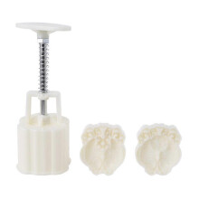 75g Mooncake Stamps Hand Pressure Gadgets Plastic Material Baking Accessories