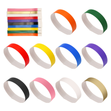 1000 PCS Paper Wristbands Waterproof Neon Wristbands (10 Colors)
