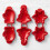 Fruit Pie Mold Dough Press Mold Tools with 3 Shapes for Christmas Decor 2