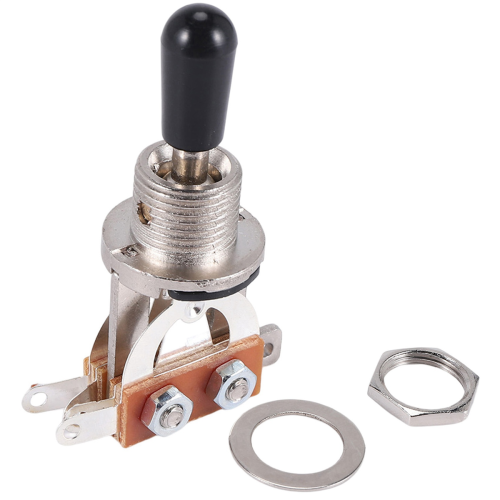 Comutator basculant cu 3 căi pentru chitară electrică, negru (Rhythm Treble) 1
