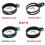 (D3)Universal Motorcycle 60.5mm 51mm Exhaust Muffler Holder Clamp Fixed Ring Support Bracket Carbon 5