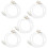 5Pcs Portable Cupping Machine Extension Pipes Universal Interface Pipes (White)-FCY 1