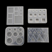 All Size Square Round for Triangle DIY Geometric Resin Silicone Mold Jewelry Too