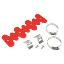 (220 mm rosso) Protezione termica per tubo di scarico marmitta da 400 mm/220 mm per KTM Sxf Excf 250