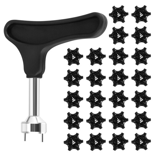 25Pcs Change Studs, Universal Anti Skid Golf Shoes, with Golf Spike 2