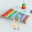 2Pcs Soft Rubber Head Sticks Wood Handle Bell Mallets Green 2