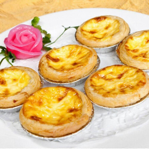 250pcs Disposable Aluminum Foil Baking Egg Tart Pan Cupcake for Case Plate Mold 2