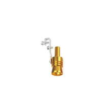 (Gelb) Universal Auto Turbo Sound Whistle Schalldämpfer Auspuffrohr 31mm (XL) Gefälschte Blow-off-Ventil