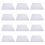 Panouri acustice autoadezive, pachet de 12, 30 x 30 x 1 cm, albe 1