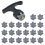 20Pcs Golf Shoe Spikes Replacements,Golf Shoe Cleats with Spanner 1