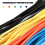 Small Bungee Cords with Hooks 12 Pack,Adjustable Rubber Elastic Cords 4