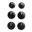 6 bucăți buton de control volum buton de control audio pentru chitară 1