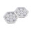 Diy Crystal Drop Glue Hexagonal Organizer Mold Container Resin Silicone Mold 1