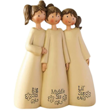 Beeldjes, gebeeldhouwde handgeschilderde vriendschapscadeaus, compatibel met vrienden, beschermengelbeeld als inspirerende geschenken, sympa