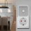 Stopcontactschakelaar met timer, stekker, afteltimer, schakelaar, EU-stekker, 230V 5