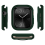 Συμβατό με Apple Watch Series 10 46mm Θήκη με μαλακή προστατευτική θήκη TPU στη μέση - Μαύρο 3