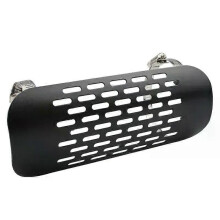 (nero)con 186mm Retro tubo di scarico scudo termico per modifica moto Harley Cruiser Crown Prince