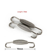 2 stücke 45MM/54MM/64MM/65MM/70MM/86MM Auspuff Quellen motorrad Verbinden Verbinden Rohr Auspuff Fitting