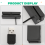 MSR90 USB Magnetic Strip Card Reading Machine Card 7