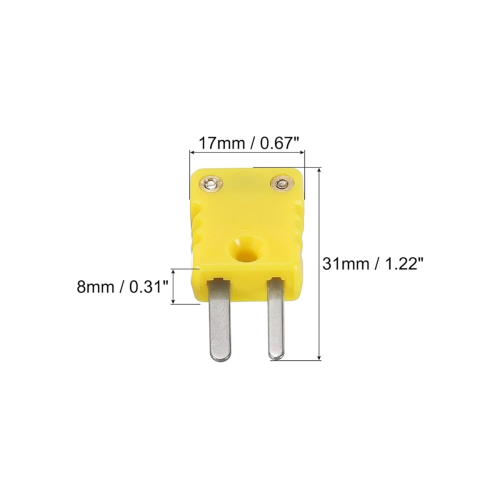 Adaptor conector termocuplu tip K mini 1