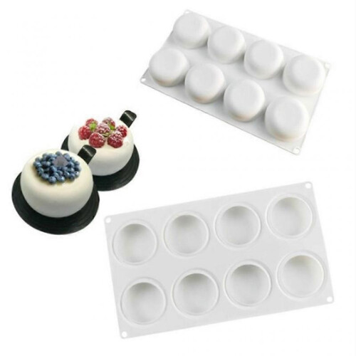 Baking Molds for Round Shape Candy Jello Cake Chocolate Fondant Sandwich Cookie 1