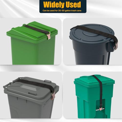 Trash Can Lock,Garbage Can Lock for Animal Fits 30-50 Gallon Bin 2