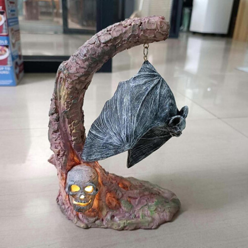 Halloween 3D Bats Decoration Window Home Garden Yard Decor DIY Wall Light 2