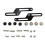 For V-Strom 650 DL650 2017-2022 Windshield Bracket Support Windscreen Adjusters 4