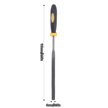5 kusov/sada profesionálnych pilníkov 3x140 mm, raftová ihla, nástroj na rezanie kovu