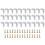 30 Pcs Glass Shelf Bracket with Sucker Shelve for Kitchen Cabinets 2
