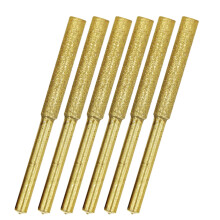 6 stk. motorsavsliber er egnet til slibning af jade, glas, 4,0 mm