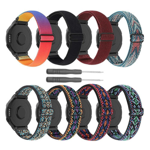 Nylon Braided Wristband Straps for GarminForerunner 735xt Smartwatch Bracelets 1