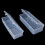 Rectangular Plastic Clear Storage Box Jewelry Container for Case Bead Organizer 7
